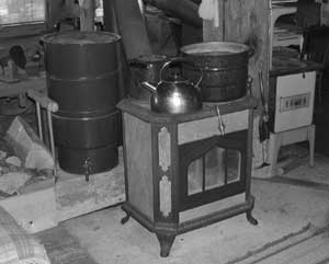 wood heating stove soapstone