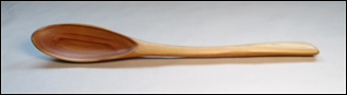 Hand-carved Apple Spoon