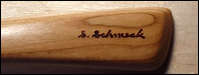 Signature on spoon ...