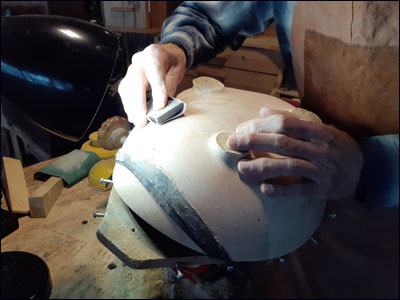 ... sanding...