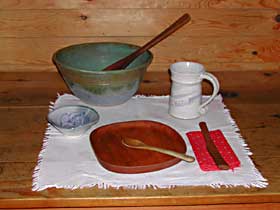 non-disposable place setting