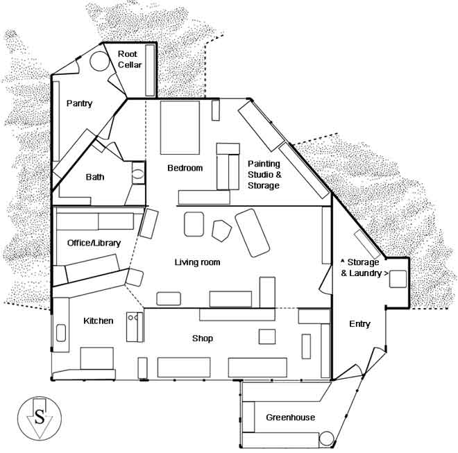 Designing Building Solar Underground House Sue Robishaw Steve Schmeck