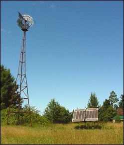 Windmill & Solar Panels 2000