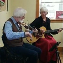 Steve and Sue at Village Artisans 2022 Art Auction