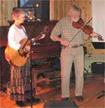 Sue & Steve, guitar & fiddle