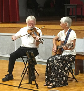 Steve & Sue at Lake Effect Arts Art Auction