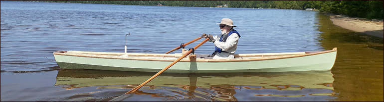 Modified 'Ruth' skin-on-frame rowboat