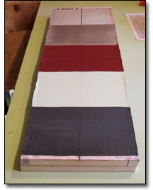 Painted test panel