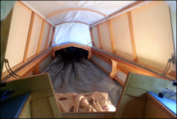 Cabin tent - inside