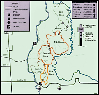 Days River Pathway Map Loops3