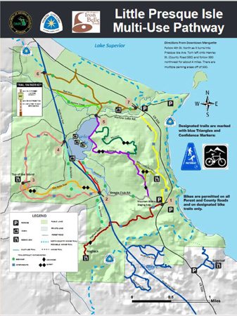 map Little Presque Isle Recreation Area
