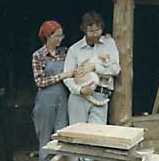 MrC with Sue & Steve building house