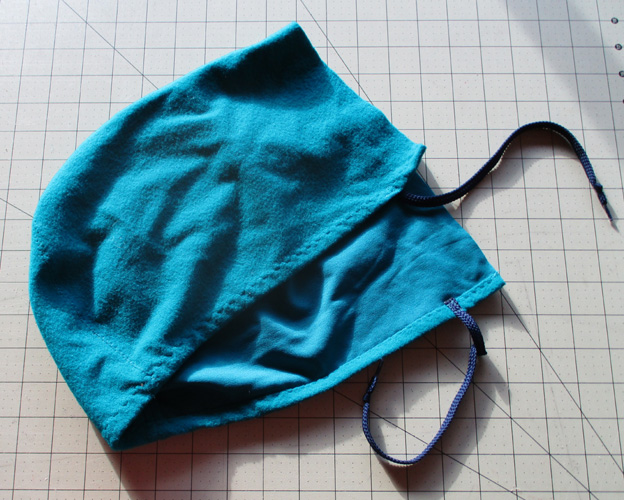 homemade fleece hood