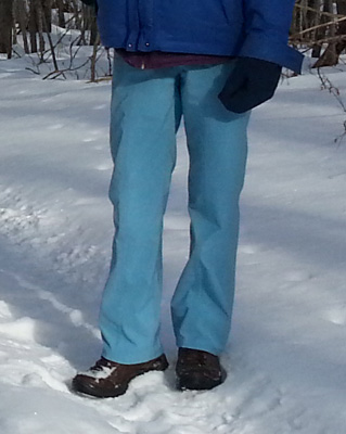 Sue's recycled polyester winter hiking pants