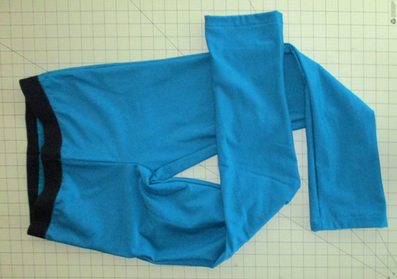 fitted stretch fleece pants